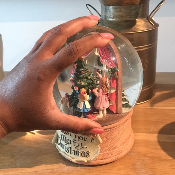 Vintage The San Francisco Music Box We Wish You A Merry Christmas Snow Globe - Picture 5 of 6